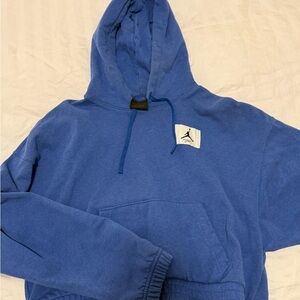 Jordan Blue cropped Hoodie